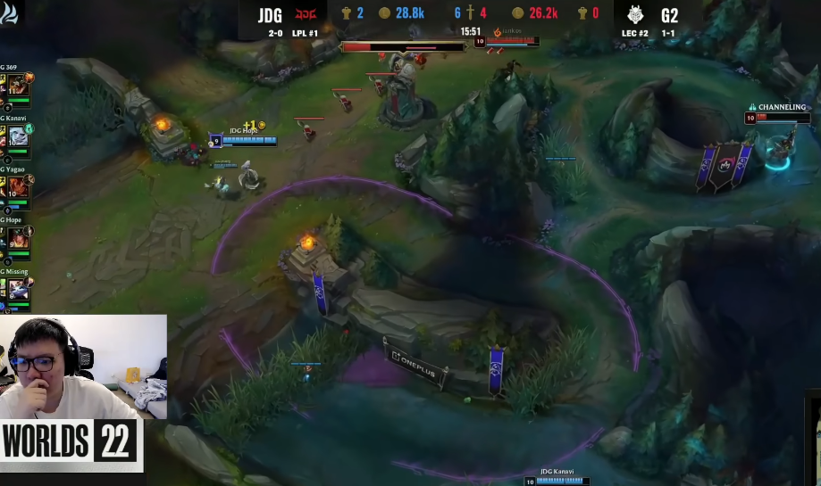 JDG横扫MAD，Canyon团战一打五鏖战多局成都决赛之夜，锁定晋级资格